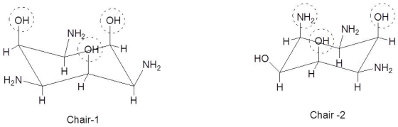 OH OH NH HO NH NH2 H2N Chair -2 Chair-1