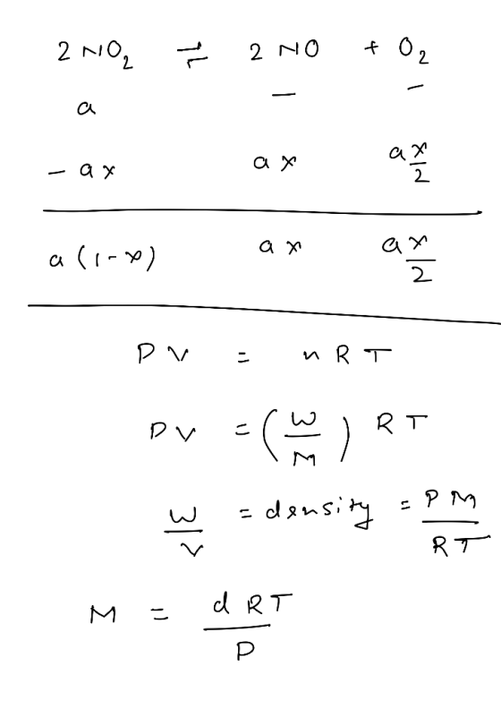 2 NO 로2 N0 ax a x a x 2. (a -1) P V nRT R T D V dansi RT dRT M E P 3 1 31