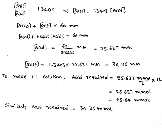 Sale -3403 Satt) = 3403 (AcidJ ACid Salt = 60 mm Acrd 3403 tacid 6s mM Aad 2S.637Mm 2-3403 Salt) 3463 x 25.631 mm = 34.36 mm