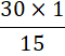 30 x 1 15