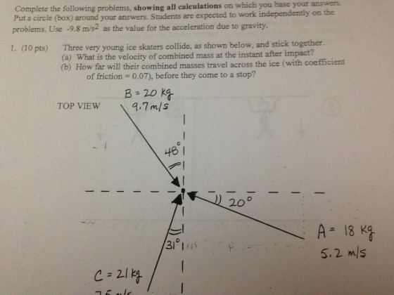 #1) Please complete the problems showing all calcu