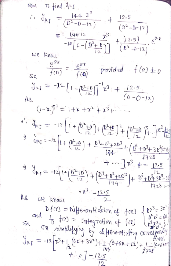 Now, To find Yps. of 12.5 i. Jas = (D2-D-12) 14412 . (D2-D-107 (D2-9-12) X3 (12.5) eo* we know, OPP. 292 so fofcan provided f