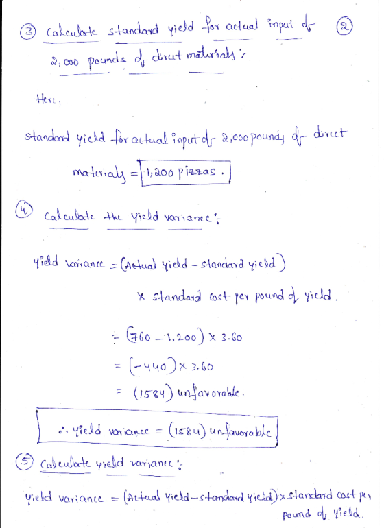 Cakeubte standad yield -fo actual input d Pounds dnt mdlrialy Het diveut standand yiehd for actual input dr ,00 paundy d ma-t
