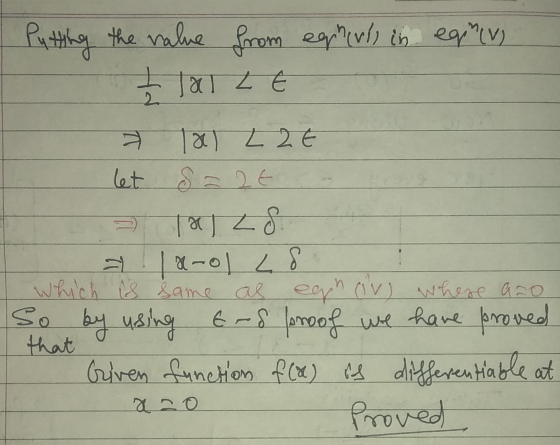 Putting the value from egnerly in eqn(V) I larLE Tal 22€ let S=2€ Tal Z8 la-ol L8 which is same as egh cov) where a no by usi