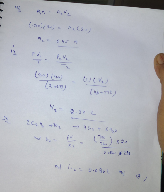 - uz mu, a male (.300) (3.0) = M2 (2:0) m2 = 0.45 m (2.0) (40) (35+213) - WeV₂) (49+273) Vo = 9.34 L 2C2h +702 - 4 log + 6420