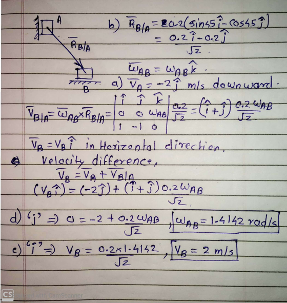 R TABIA it Til b) Rofa = 20-2(Sinssicossai) t - 0. 21 -0.2 5z. WABE WARE. a) = -2 i mls down word. i i ko2 ( 70.2 WAB VBLA WA