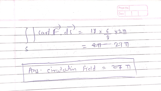 Page No. Date earl f do 18 x 165211 S नी---27T - CTI And cirwlation Field