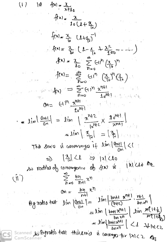 (0) let fala atlo fale a 10(4+4) x -) 100 flais 1 (A-1 + 22 Jex) = 2 & Gin EEN (TO) fear= 8 Gin 6.1 4.) N=0 fex) = 8 Hom ant