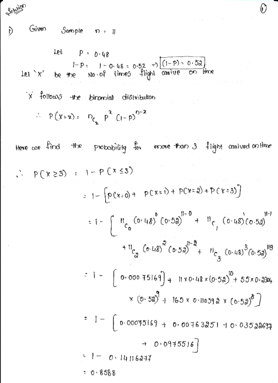 Given Sample let P b-48 X follocos -re birom ial diShibubon D-2 here coe find-He pobabiGtqth ơrne.tan 3 fight aal vedo Hme
