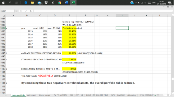 ? v L 1 ENG 05:49 21-03-2020 24 11087 A B C D E F G H I J K L - year asset L (RL) 2013 16% 2014 18% 2015 18% 2016 2017 20% 20