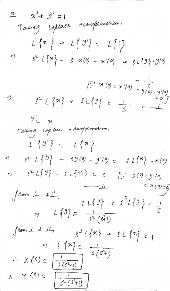 a: 2+ y=1 Talking Laplace themsmation, fox} & L}}} = 2813 ga L3n? - 5.6(0) - 2.(0) + $L$47-4193 a 9 a » E: 4 (0) = -10) y
