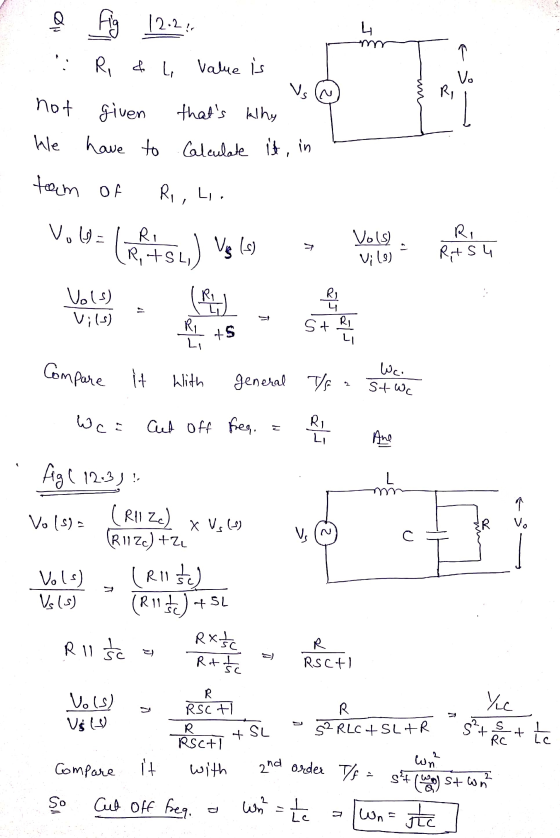 lo 12.2! fig R, & l value is 4 m E Vo Vs (~ Ri not given thats kihy 6 We have to have to Calculate it, in team of Rii Li. -