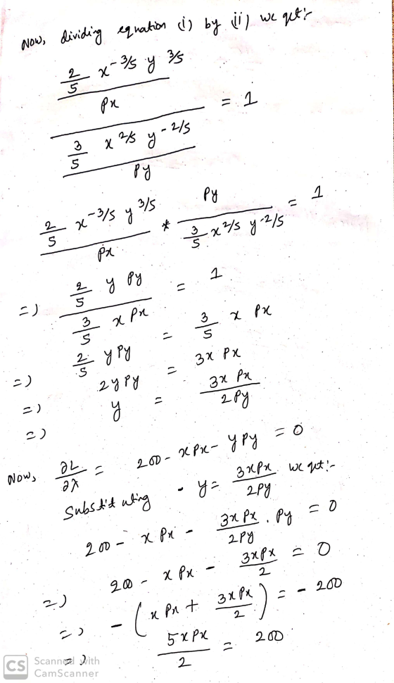 I Now, dividing equation () by il we gets , - % у % Г — ?) x - хvs и 215 - зя Р = ypy = 3 x px ? - 3x Px 3x Pr - и 2 Ря е) 2
