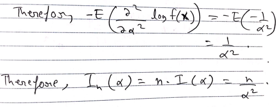 Therefory E GO da? log f(x)) = -16 x2 I h Therefore, In (x) = n. I (4) x²