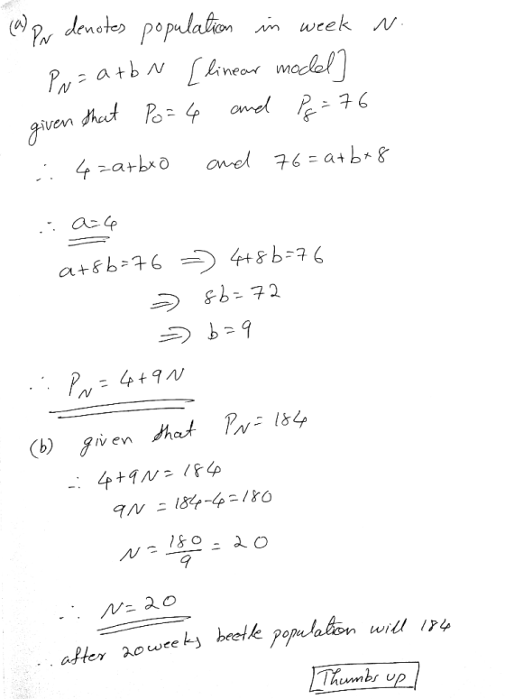 denotes po pulalion nwek N Py-atbN hnear meclal Pr ghat Po 4 omed P 6 4atbxo onel 76=atb8 a4 atsb 76 4t&b-7 てと-93 PM= 4+9 (b)