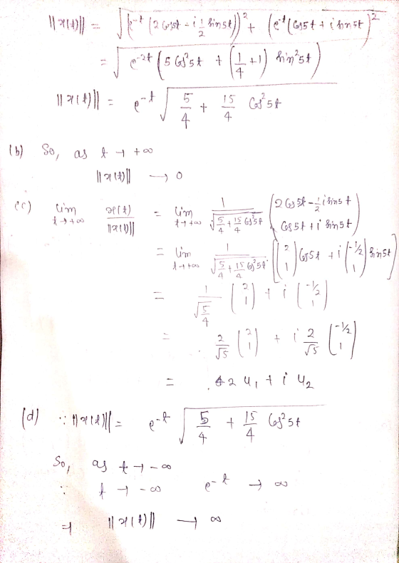 11241 = Ji-? (2 cost is first)*+ (e*(695+ihast Je* (Cs+ + (4+1) finºst 120.89)1 = pott ese cast - (b) So, as fy too 1130:9||