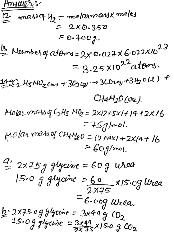 44 Answer: 12a massa Hemolarmarsi moles 2x0.350 30.700g. Marbelo atoms=280.027X6-022X1023 = 3.25x102Zateng. 22 H5 Noycar +302