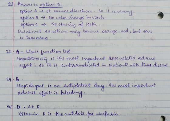 Answer is option D. option A It causes diauhces. So it is wrong. option B - No cola change in stools. option. No staining of