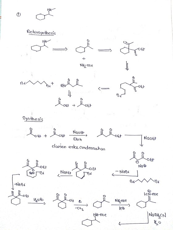 IT Retrosynthesis od for annat ahl a NHome $ca 06 + Synthesis - Naoca huskies el bet + Host 06 - Etoh Nadet clausen esler Con