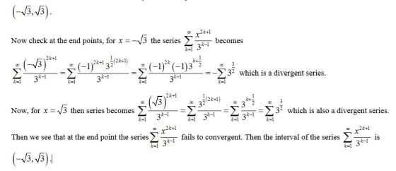 (-13,13). * x2k+1 Now check at the end points, for x=-3 the series ak-1 becomes kaj 3-1 beca 2:13. godine. 34-354793* - get w