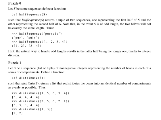 Let S be some sequence; define a function; def ha