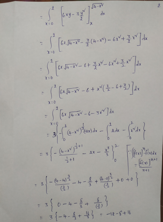 2 √4-XV de 16xy-34 Q x=0 N 2 da X=0 [15-7-24-w-64307 6x J4-XV- 6+ 3x - 6x + 3 x x 2 Salon x=0 S (x JA-XN - 6+ x^ ( 3 2 - 6 +