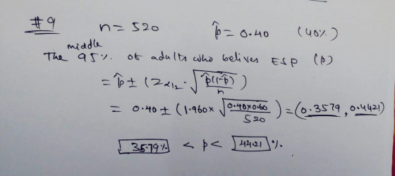 n 520 (40% middla The 95 ot adulta ho beli ves ESP = TPt (2411 ) (0.3579,o142) D、40土(1-960x O. S20 4421 |ソ、 3579 くp<