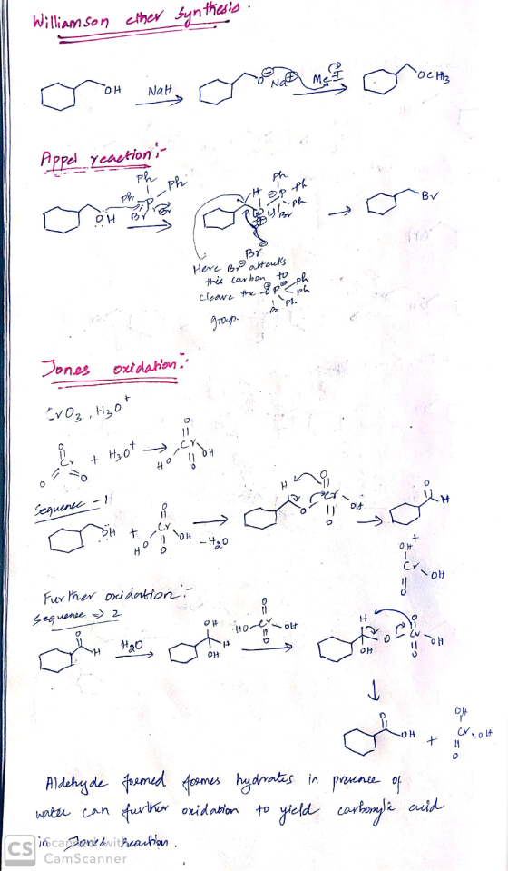 Williamson einer Synthesis ocHH3 Vol oon watty comments or och OH NaH Appel Yenetton Appel reaction this ph ph - Phi Ph T BV
