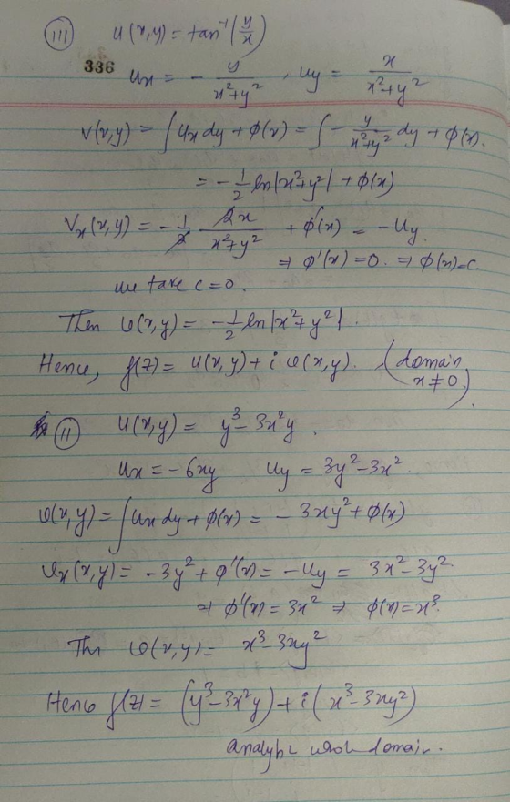 -Y (111 336 2 un - nity I su U (r,y) = tan li My = hty? V/v,y) = ( Un dy + 8(x) = 6 +861) = (y day to - balkaa 1 + $12) Vy (2