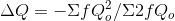 ΔQ =-Σf02/Σ2fQο