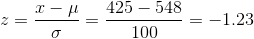 x-μ 425-548 100 1.23