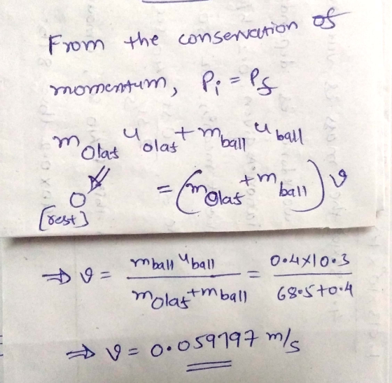 Fvom the consencuhiona = p momentum) Olat olas bil ball Best mbal ball 0.4지 0.3