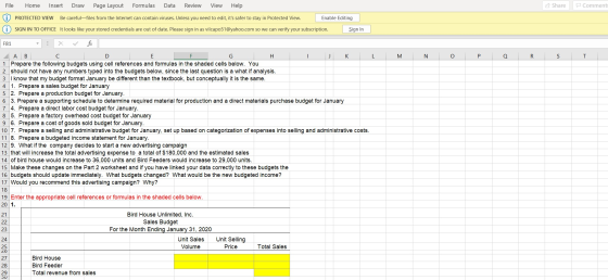 File Home Insert Draw Page Layout Formulas Data Review View Help Share Comments (i) PROTECTED VIEW Be careful—files from the