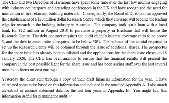 The CEO and two Directors of Harrisons have spent some time over the last few months engaging with industry counterparts and
