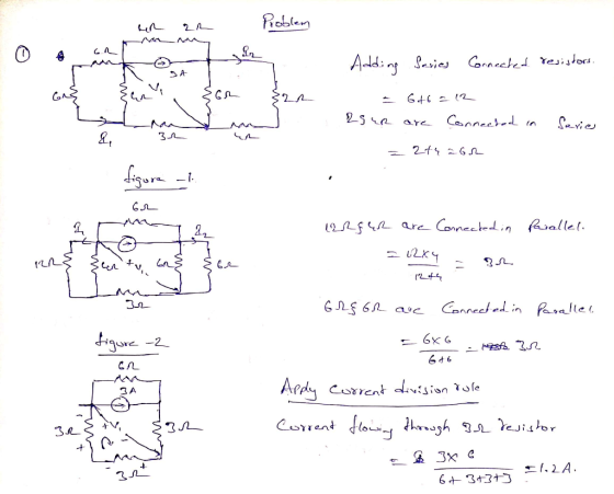 her — ar — Problem Adding Series Connected resistors. - G+6=12 25 ur are Connected in Series 32 & 30 264262 figure at bor arf