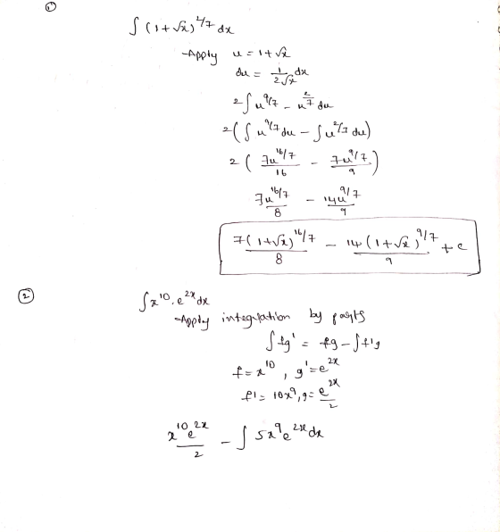 tl . E O Sretras thi da Apply usitve du = da 28 e fullt ut du z(saldu-Juts de) twitz) would 16/7 2 16 8 9 (x+1)+ 16/7 14 (1
