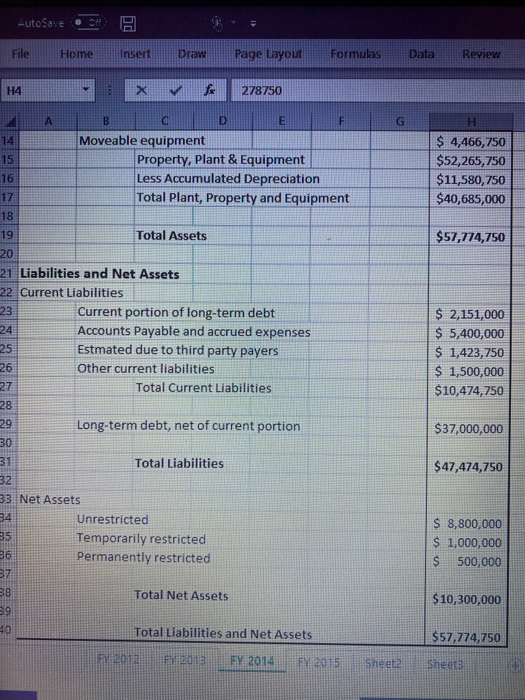 Data Review AutoSave B File Home Insert Drax Page Layout Formulas H4X f278750 A B C D E F Moveable equipment Property, Plan