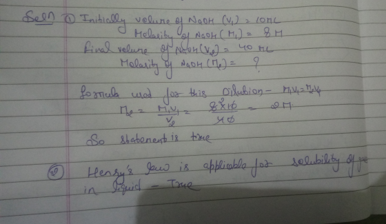 NGOH CV 2 1006 of NCOH (M) = 8 H you Seen Initially velure final velure og Non ved Molarity of NaOH (H) = formula used for th