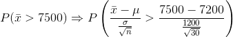 7500 – 7200 PT> 7500)P 1200