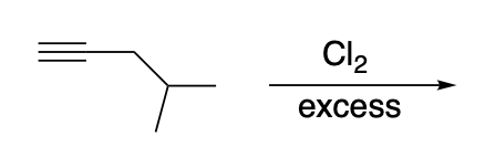 Cl2 excess