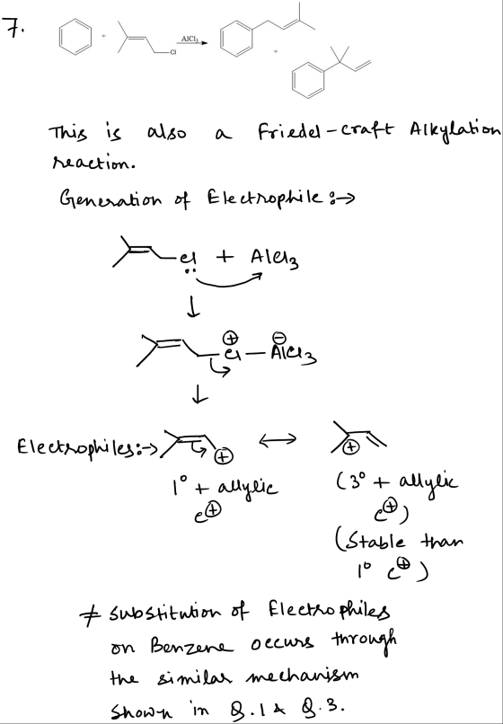AICI: a Friedel-craft Alkylation This is also reaction. Generation of Electrophile & el + Alel Felicia Electrophiles:-), 1+ a