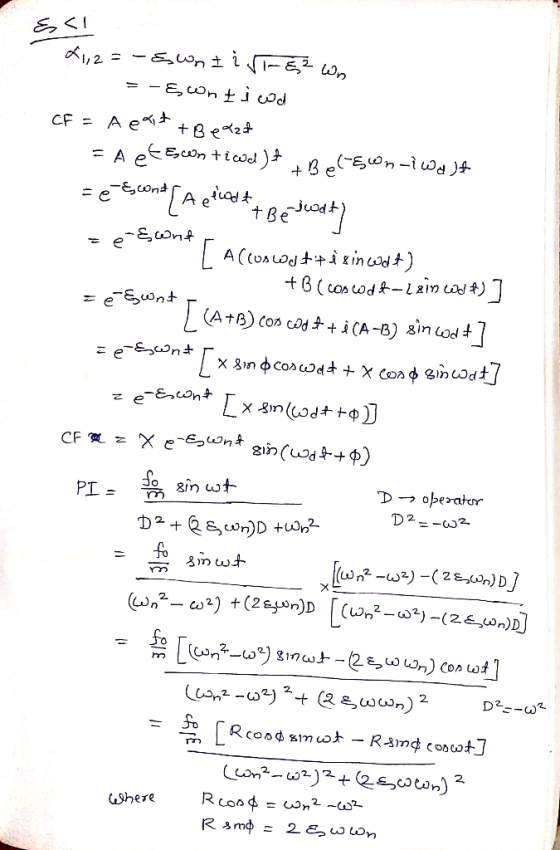 E <I E essent [; ze-Escont 21,2=-sunt irr- &² Wo =-& wnt i wd CF = A pat +Betzt = A et En +iwd)t +Bel-son-iwala se&cond [Aetl