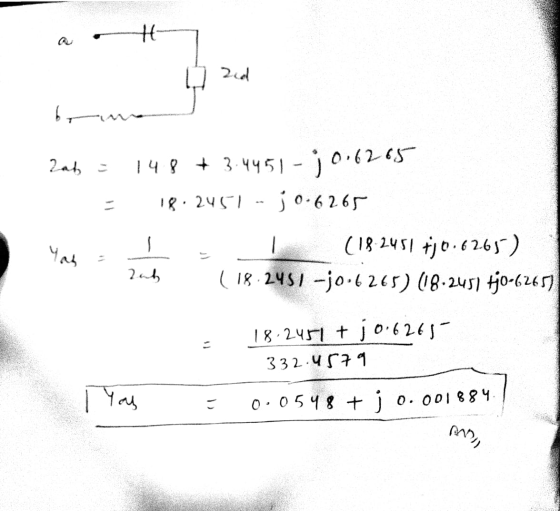 au H 17 zid bu 2ab = 18.240 148 + 3.4451 - 30.6205 j 0.6265 (18.2451 +30.62655) (18.2451 -j0.6205) (18.245) 60-6265) You Zuh