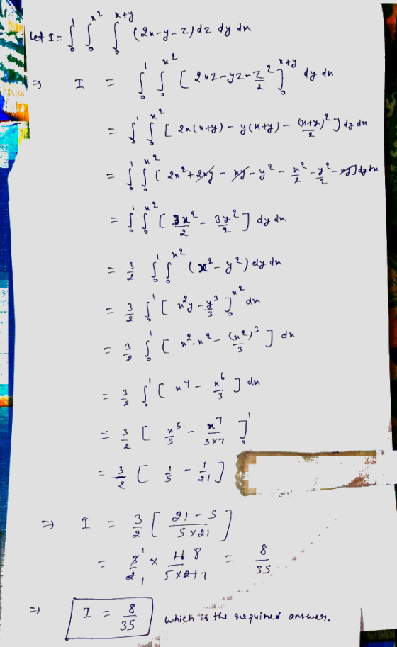 x2 xty Let I= Ś (Qury-2/d2 dy du xay dy du 1 s § [ 212-y2=???) is emer to) ych dny) - Guepige gits om sjieng- ys-y- scores op