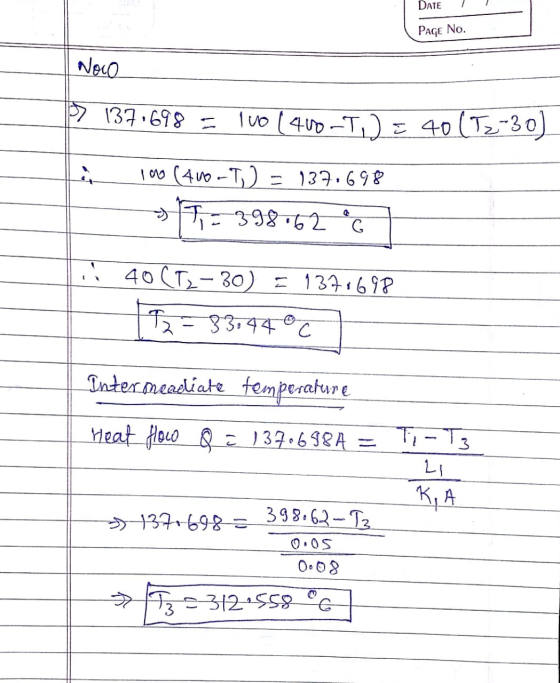 DATE PAGE No. NeLa 137698 |vo ( 4UD -T) : 40 (72-30) 1000 (400 -T) - 137.6१४ T 2-398.62 C क 40 (T-30) - 13+169? f-33:440 Inte