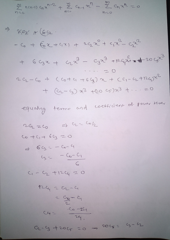 e nen-1) cax n-2 을 대 INI yan 8 Ghan. = 0 + naz xex & (64 to + Cox +4x) + 2 x + (x² _ gz² Gz3 + 6 Czxt qa² - czaz te +12427 a