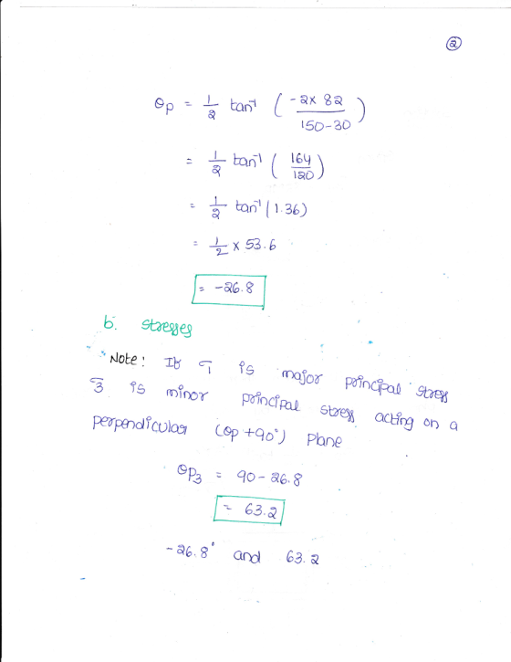 150-30 b. staesye Note mo pincto 亏 9s r poincfpal r acting on a 9p90-86 8. 63.2 -86.8. and 63.ヌ
