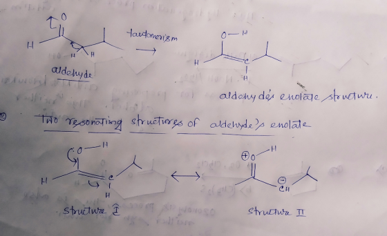 Havtonenism H 1O 14 aldelyde aldohy des enolae sructwu y14 TaO Tesonoin struetinres of adehydes enolale CH H structwa II stru