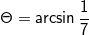 = arcsin