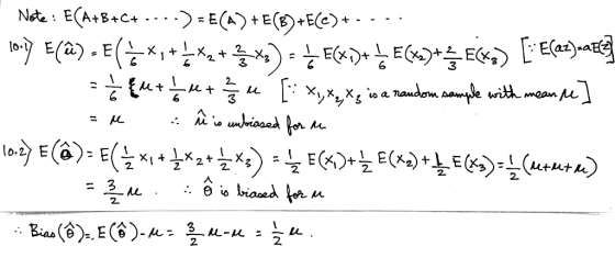Note: E(A+B+C+ ...)=E(A) +E(B) +ECC) +.... 101) E(@) (EX, +4x2+2x) = { (x+1, 5(x2)+<E<s) LE(az) marley - {e + 1 2 + 2 / 3u [